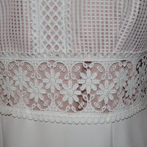 Sacks Fifth Avenue Size 8 off white Cocktail Dress - Picture 6 of 6